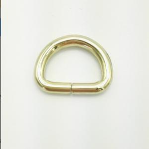 China Customized Colored Handbag Rings Hardware Brass D Ring Buckle Stamping Processing Available supplier
