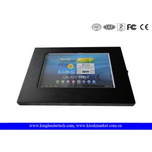 China Android 10.1 Tablet Secure Ipad Enclosure VESA Mounting Holes For Wall Mounting supplier