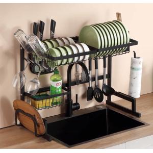 China Stainless Steel Kitchen Over The Sink Drying Rack 650x320x520mm Size supplier