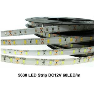 China 5630 DC 12v Led Strip Lights High Brightness Coloured Led Strip Lights supplier