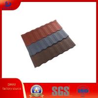 China Fireproof Waterproof Construction Materials Stone Chips Coated Steel Roofing Shingle on sale