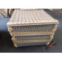 China Defensive Military Hesco Barriers 75x75mm With Pp Fabric Material on sale