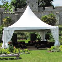 White Outdoor Pagoda Event Tent Church Waterproof PVC Fabric