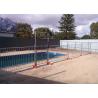 China 42 Microns Non Permanent Pool Fence , Zinc Coated Temporary Pool Barrier wholesale