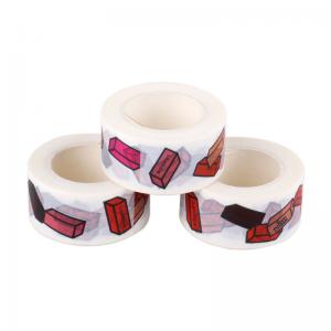 2 Inch Thin Decorative Washi Tape Rubber Adhesive Residue Free Gift Wrapping