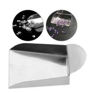 Mini Square Shovel, Gemstone Spade , Jewelry Shovel With Plate Handle