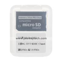 China SDHC MicroSD/TransFlash TF adaptateur de duo de milliseconde de bâton compatible de mémoire de PSP au pro/convertisseur (8GB maximum) on sale