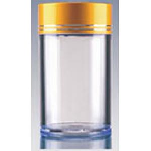 China Transparent Acrylic Empty Capsule Bottle 100ml Cordyceps Sinensis Use supplier