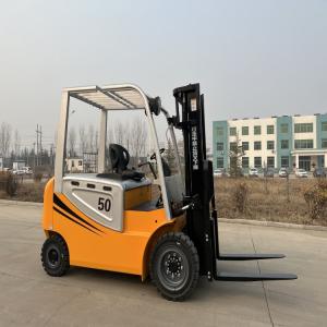 China Compact Electric Forklift Truck Manufacturer 5 Ton Color Customized supplier