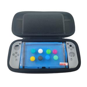 China Popular 5 in 1 Custom Carry Case OLED Pattern Screen Protector Silicone Case For NS Oled Console 32gb wholesale