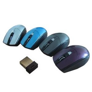 China 2012 new style 10mA 2.4G wireless mouse compatible with windows 2000 / XP / 9X supplier