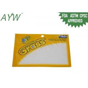 China Yellow Moisture Proof Lure Fishing Bag Plastic Laminated For Hard Baits / Spinners supplier