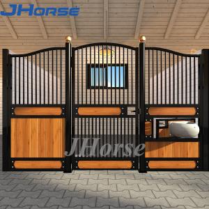 Factory Customized Metal PVC Horse Stall Panel  made by jinghua company