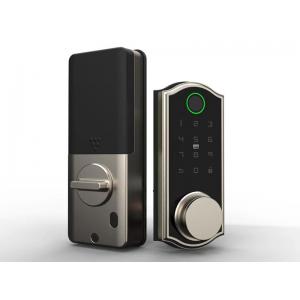 Remote Control Smart Door Lock Deadbolt 4pcs AA Batteries For Wooden Door