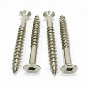 2205 2507 Stainless Steel Square Screw M10 Countersunk Head Self Tapping Drywall Screw