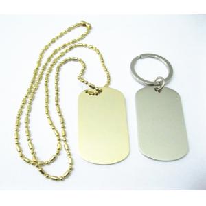 Zinc Alloy Stainless Steel Dog Tags , Aluminum Material Custom Engraved Dog Tags