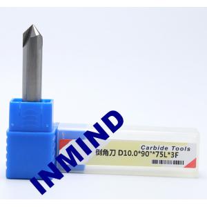 China 炭化物の小さな溝用具のフライス盤のエンド ミル、8mmの直径90の学位製造所のカッター supplier