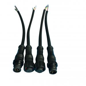 China M5 M8 M12 Signal Connector Sensor Cable 3 4 5 8 12 Pin Custom IP67 Waterproof Connector With Cable supplier