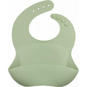 China Adjustable Food Grade Silicone Baby Bib For Toddlers Feeding supplier