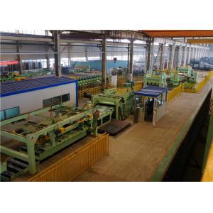 China Steel Coil Cut To Length Line , 16×2200 Sheet Metal Slitter Machine supplier