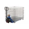Eco Friendly Large Steel Mesh Storage Cage Containers Baskets OEM / ODM
