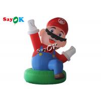 China 4m 13ft Giant Oxford Inflatable Super Mario For Festival Decoration on sale