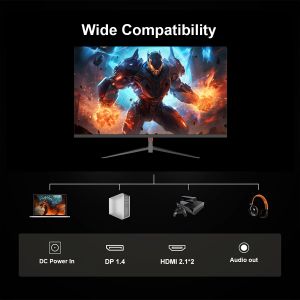 27-Inch Widescreen Gaming Monitor: 2560x1440 2K IPS Panel 240Hz High Refresh Rate with Motion Blur Reduction (Smooth Visuals for Fast-Paced Games)
