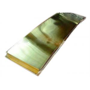 China Tin Phosphor Metal Brass Sheet C51900 C52100 , Copper Alloy Sheet Custom Thickness supplier