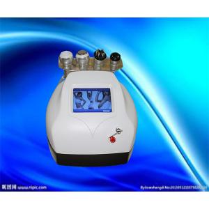 4 heads cavitation & monopolar rf & tripolar rf & vacuum body slimming machine highly effective