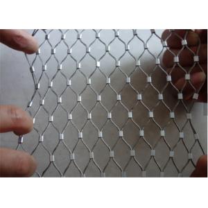 China Flexible Stainless Steel Rope Wire Zoo Mesh, Decorative Cable Mesh Netting Fabric supplier