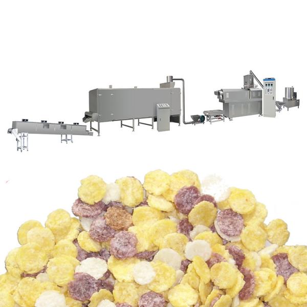 350kg/H Twin Screw Corn Flakes Puffed Rice Machine Wear Resistant