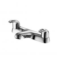 China Contemporary Solid Brass Double Lever Shower Faucet Wear Resisting on sale