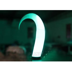 Colorful Inflatable Lighting Decoration Led Horns Durable 210D Oxford Cloth