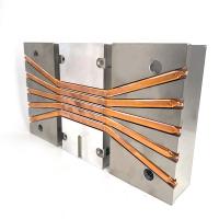 China Plating Nickel Surface Heat Pipe Heat Sink With CNC Anodizing Processing on sale