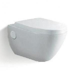 China Compact American Standard Wall Hung Wc With Flush Tank P Trap Toilet 200mm supplier