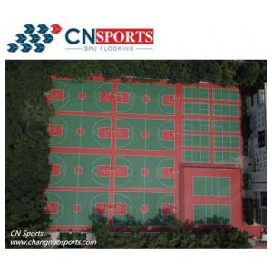 Soundproof Synthetic Bsketball Court Flooring Wear Resistant for Schools