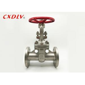 Lightweight Wedge Gate Valve Flange Connection For Sewage Silver Color