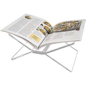 China Folded Open acrylic book stand display Stand Holder Shelf Acrylic CookBook Display Stand supplier