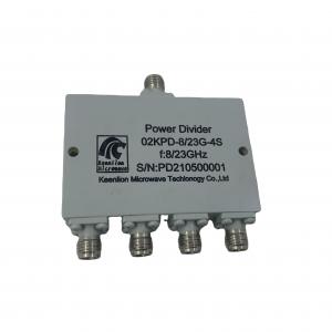 SMA Female RF Power Divider SMA Splitter 4 Way 8000MHz To 23000MHz