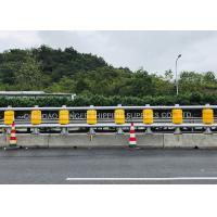 China Customized Color Foam Filled Safety Roller Barrier Buckets Traffic Barrier on sale