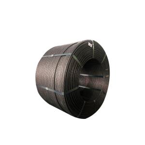China Galvanized 7 Wire Prestressing Strand Multiple Zinc Coated Steel Wire Strand supplier