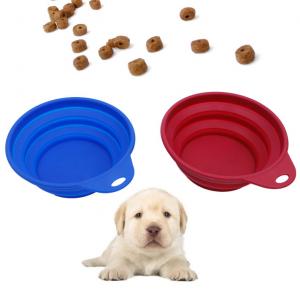 China Collapsible Silicone Dog Pet Bowl For Feeding Foldable Bowls supplier