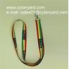 Dye sublimated neck lanyard with metal swivel thumb clip
