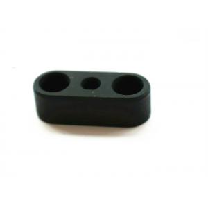 Customized Molded Rubber Parts / Synthetic Rubber Plug Parts Smooth Surface