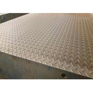 China 3*18m 100T Manganese Steel Checker Plate Digital Weighbridge With Ramp supplier