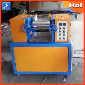 China Professional Plastic Rubber Testing Equipment 4 Inch 2 Way Laboratory Mixing Mill supplier