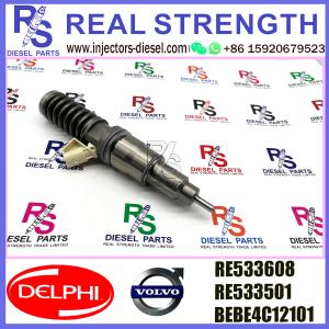 DELPHI John Deere Fuel Injectors 2 Pin RE533608 RE533501 BEBE4C012101 E1