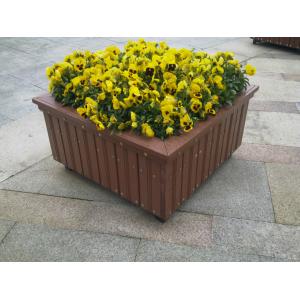 Boîte composée en plastique en bois de fleur de balustrade recyclable pour les meubles extérieurs de WPC