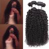 China Kinky Curly Peruvian Human Hair Weave , 6A / 5A Peruvian Virgin Hair For Aunty wholesale