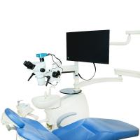 China Manual Control DC 5V~12V Dental Surgical Microscope With 10X Eyepiece Lens on sale